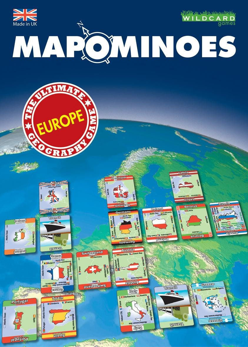 MAPOMINOES EUROPE- The Ultimate Geography Game – Butler and Hill UK