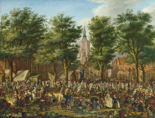 The Grote Markt at The Hague - National Gallery 1000 Piece Jigsaw Puzzle