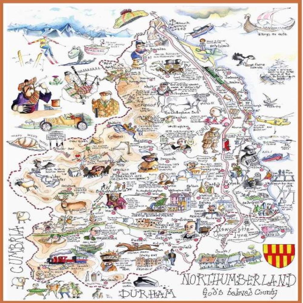 Tim Bulmer's Northumberland Jigsaw & Tea Towel Gift Bundle