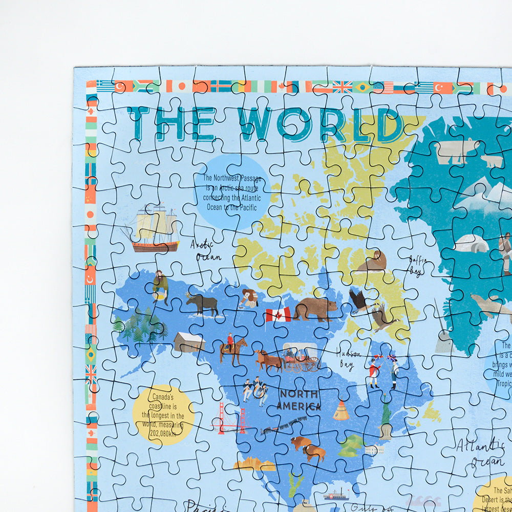 Prisoners of Geography World Map 500 Piece Jigsaw Puzzle