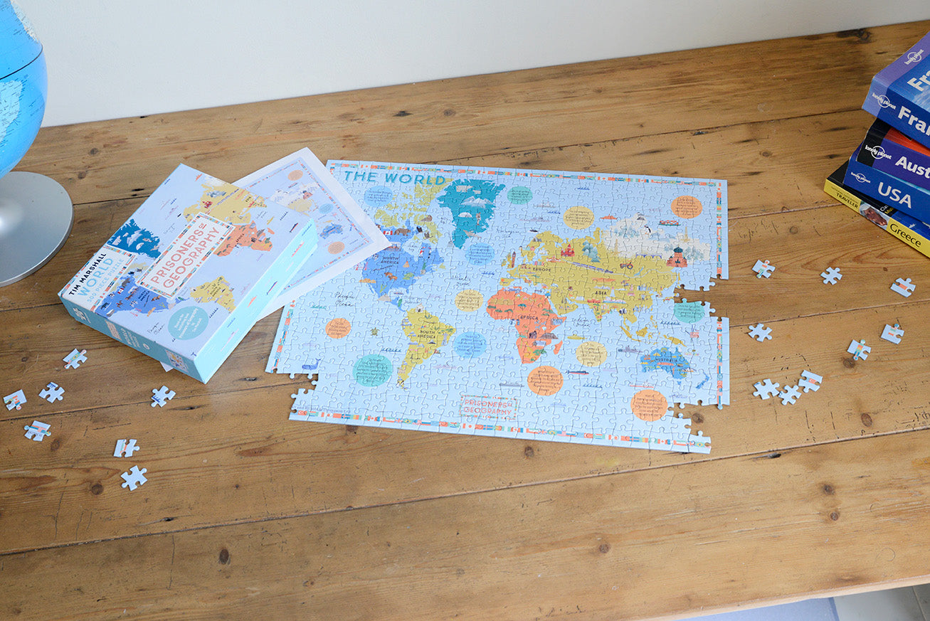 Prisoners of Geography World Map 500 Piece Jigsaw Puzzle