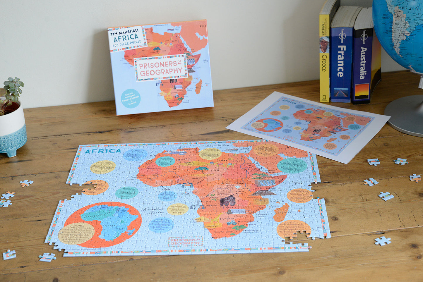 Prisoners of Geography Africa Map 500 Piece Jigsaw Puzzle