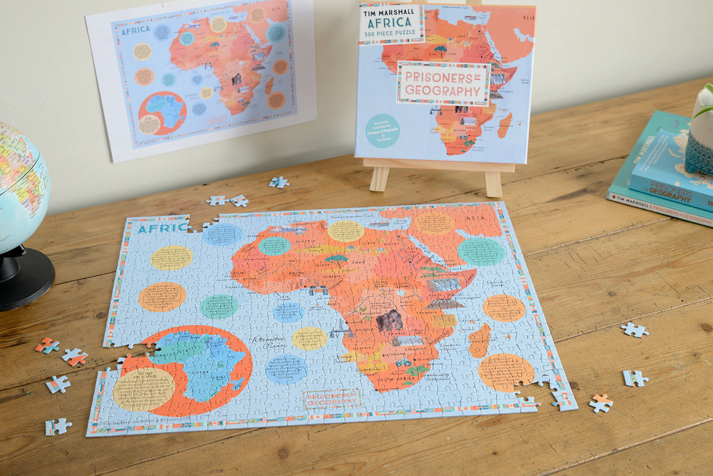 Prisoners of Geography Africa Map 500 Piece Jigsaw Puzzle