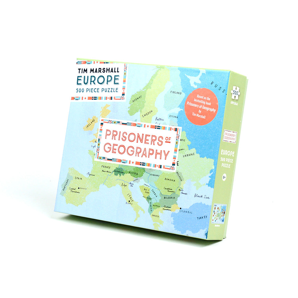 Prisoners of Geography Europe Map 500 Piece Jigsaw Puzzle