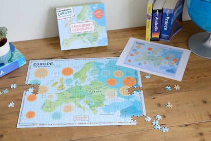 Prisoners of Geography Europe Map 500 Piece Jigsaw Puzzle