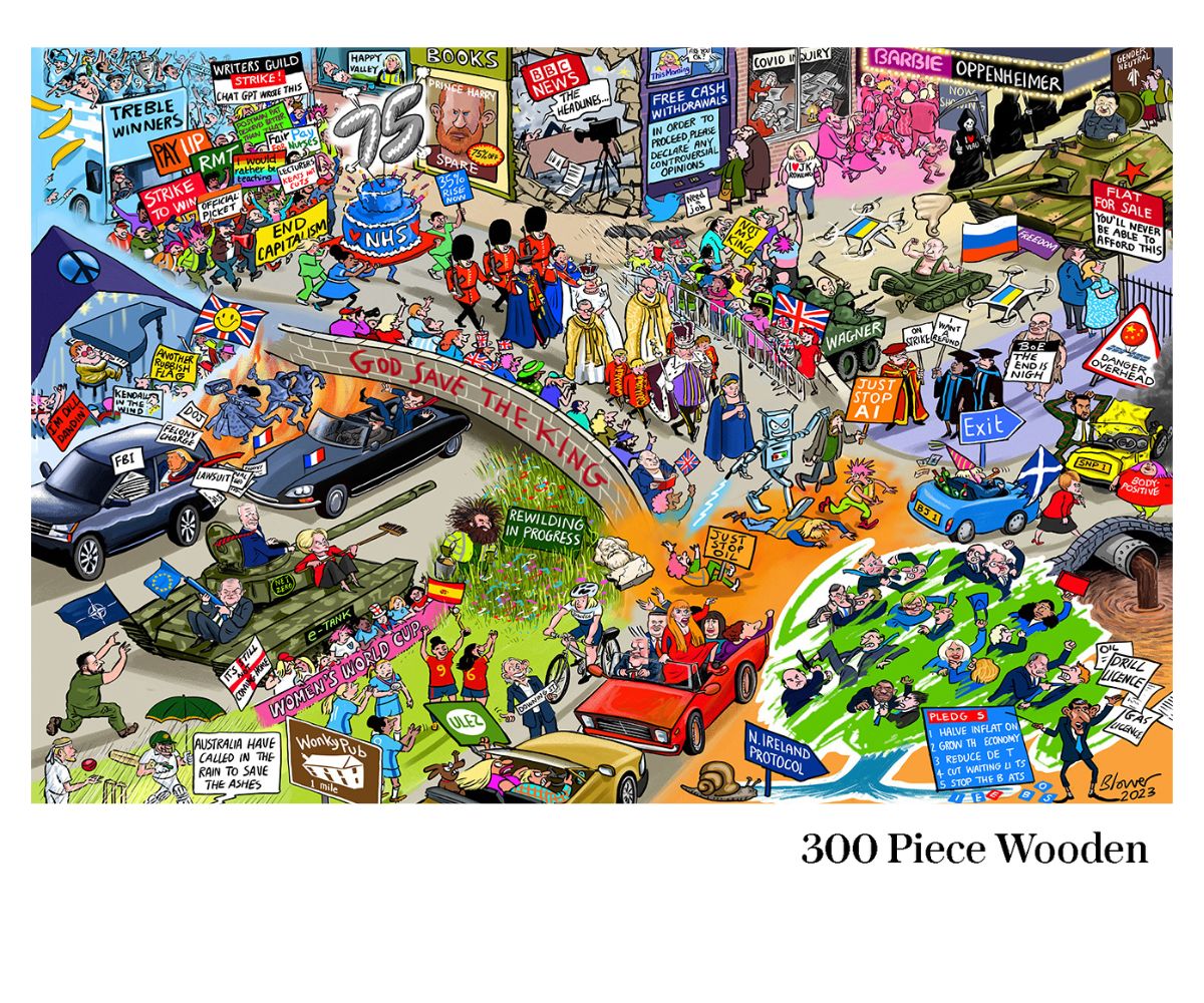 2023 According to Blower 1000 or 300 Piece Jigsaw Puzzle