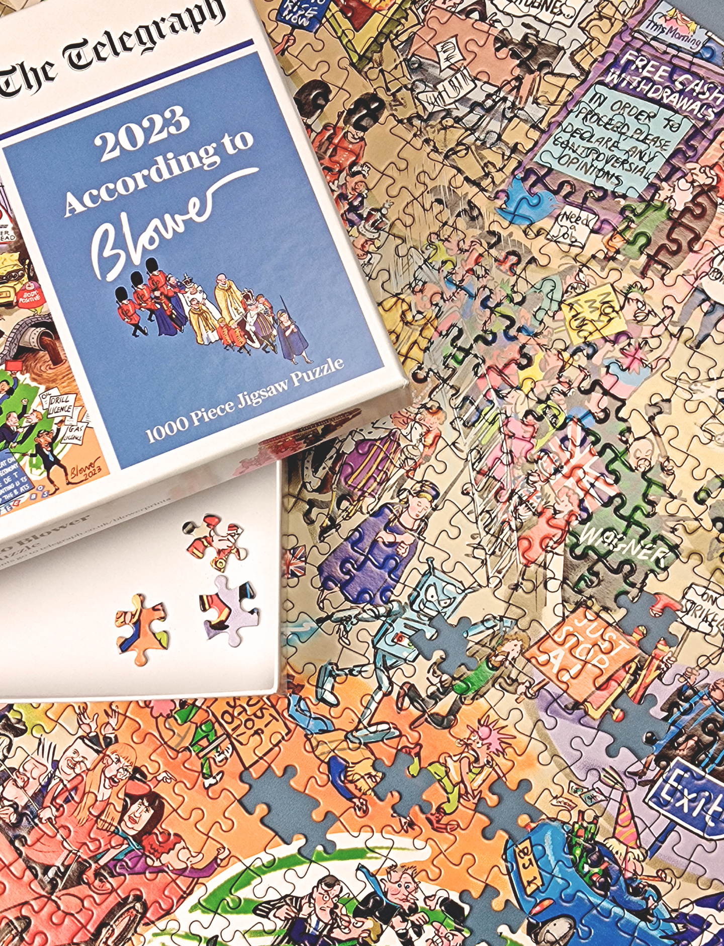 2023 According to Blower 1000 or 300 Piece Jigsaw Puzzle