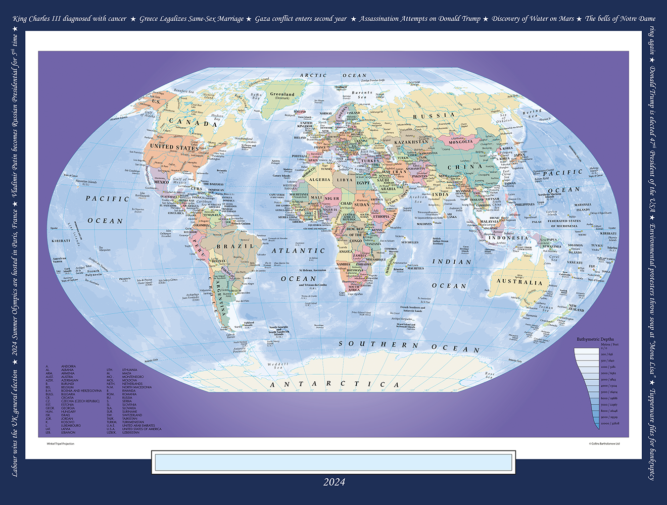 Personalised World Map Jigsaw Puzzle