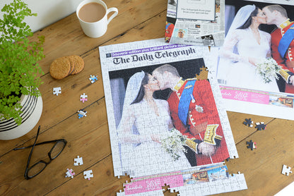 Personalised "The Telegraph" Front Page 400 Piece Jigsaw Puzzle