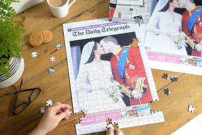 Personalised "The Telegraph" Front Page 400 Piece Jigsaw Puzzle