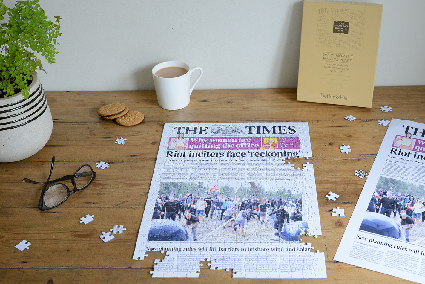 Times Newspaper Front Page Jigsaw Puzzle