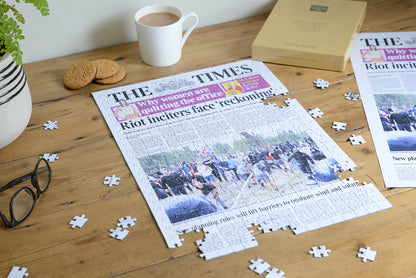 Times Newspaper Front Page Jigsaw Puzzle