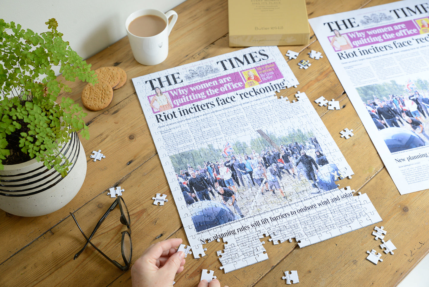 Times Newspaper Front Page Jigsaw Puzzle