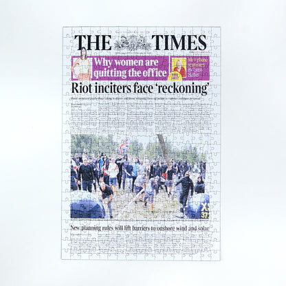 Times Newspaper Front Page Jigsaw Puzzle