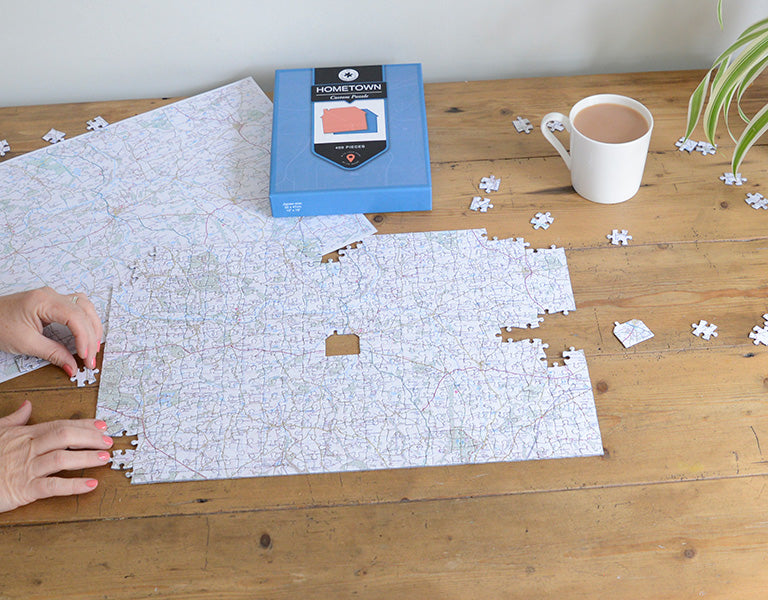 Hometown Map Jigsaw Puzzle