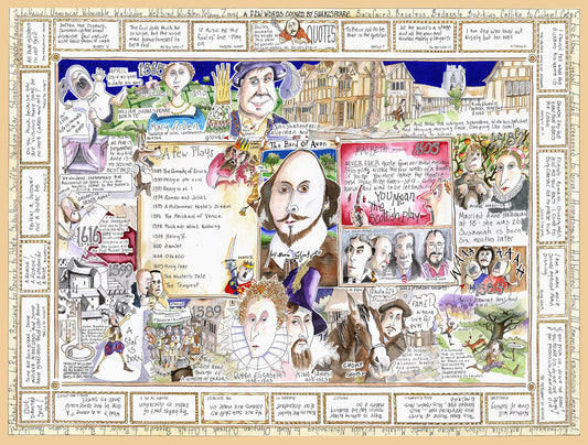 The Bard - Tim Bulmer 1000 Piece Jigsaw Puzzle