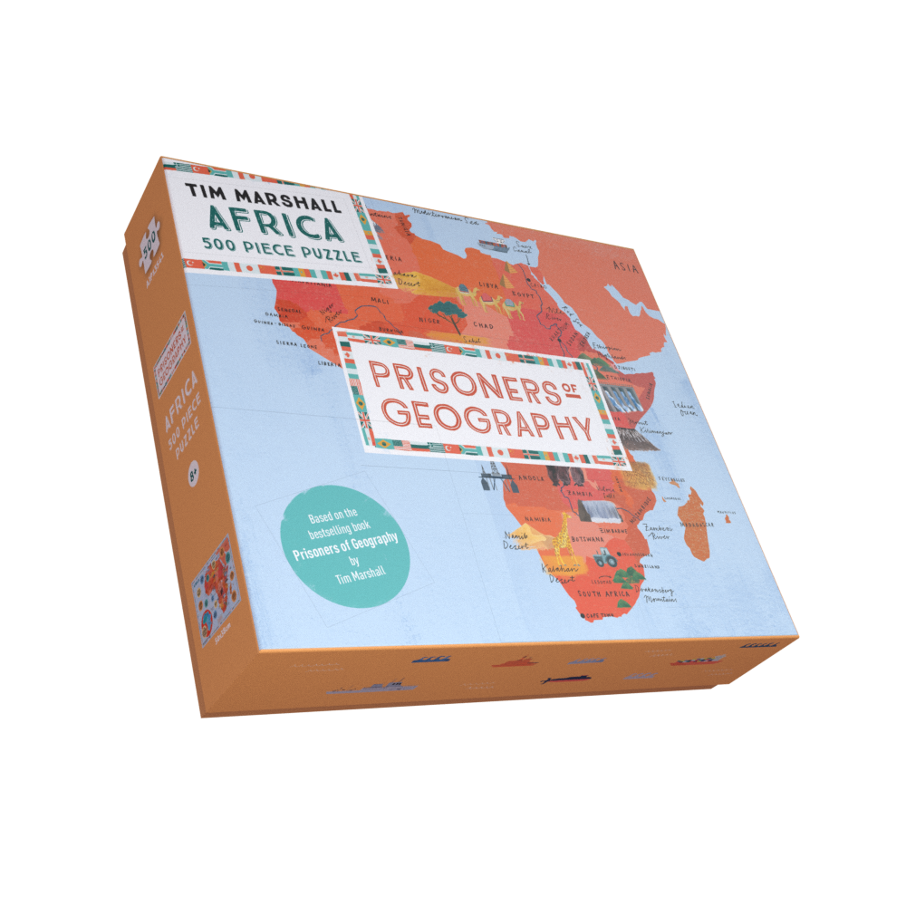 Prisoners of Geography Africa Map 500 Piece Jigsaw Puzzle