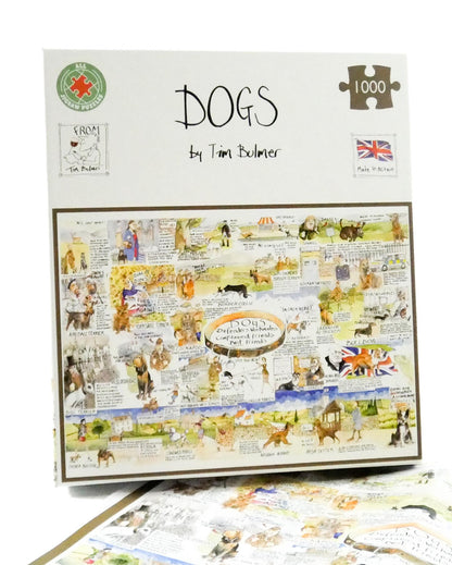 Dogs - Tim Bulmer 1000 piece jigsaw puzzle