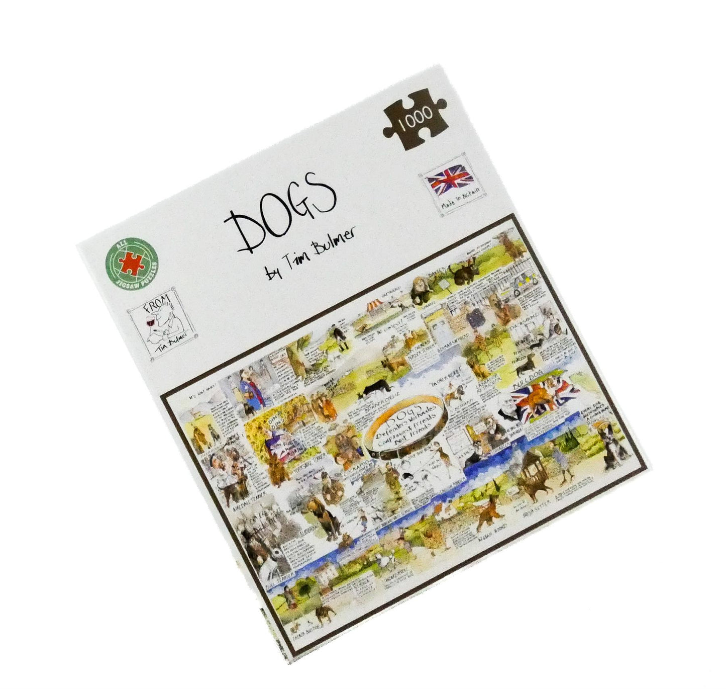 Dogs - Tim Bulmer 1000 piece jigsaw puzzle