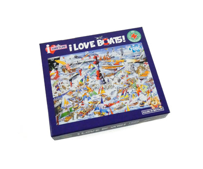 Mike Jupp I Love Boats 1000 Piece Jigsaw Puzzle