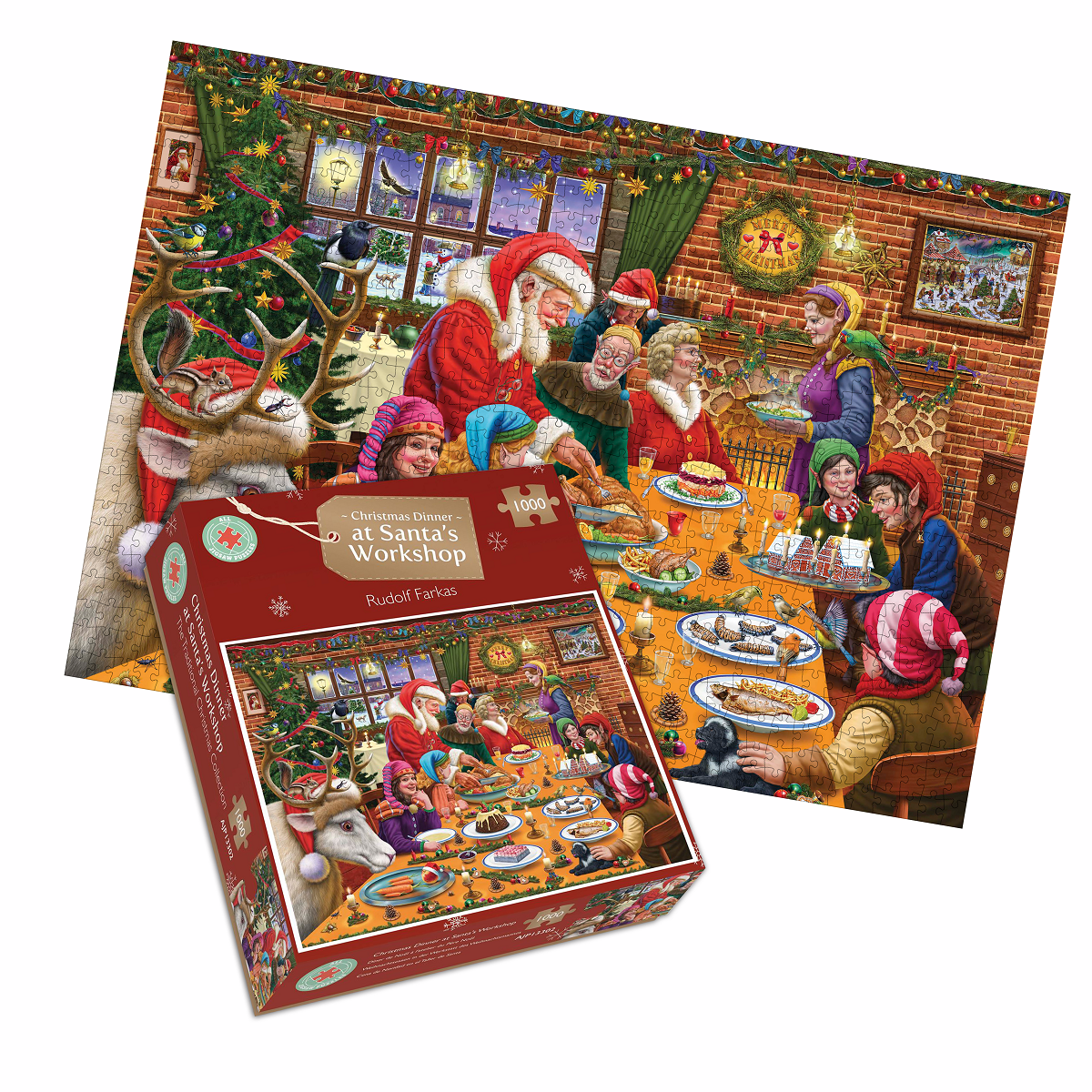 Santa's Workshop - Ravensburger Limited Edition 1000 Piece Jigsaw