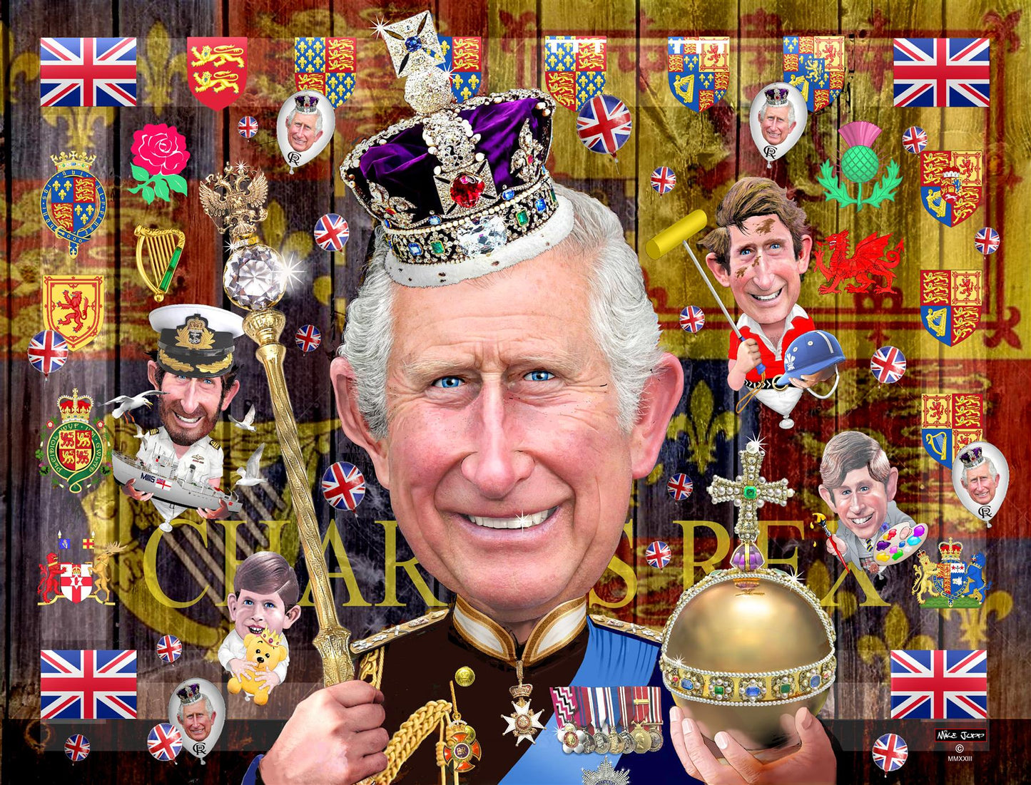 Mike Jupp - 'Fit for a King' 1000 Piece Jigsaw Puzzle