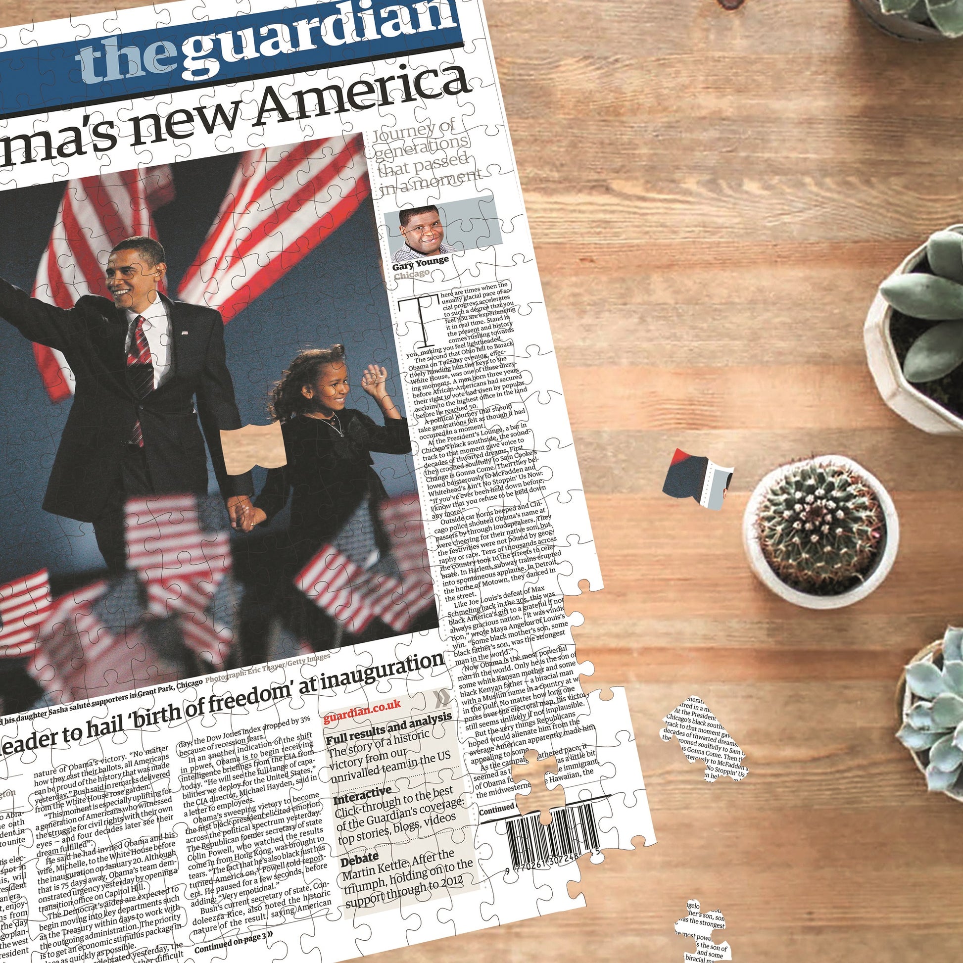 Personalised The Guardian/Observer Front Page Jigsaw Puzzle – Butler and  Hill UK